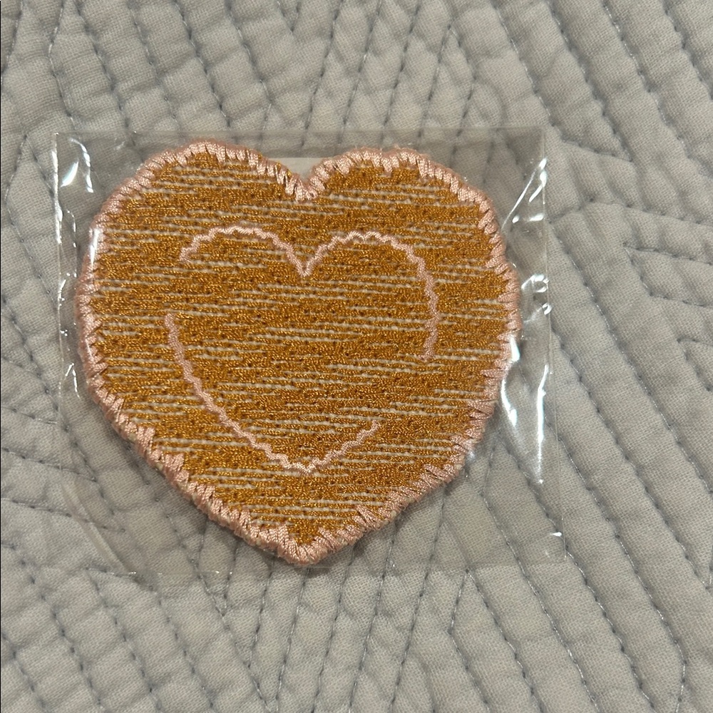 Stoney Clover Lane Embroidered Cookie Heart Patch